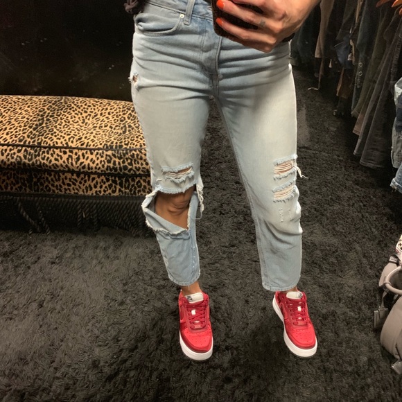 Denim - Boyfriend ripped jeans size 25